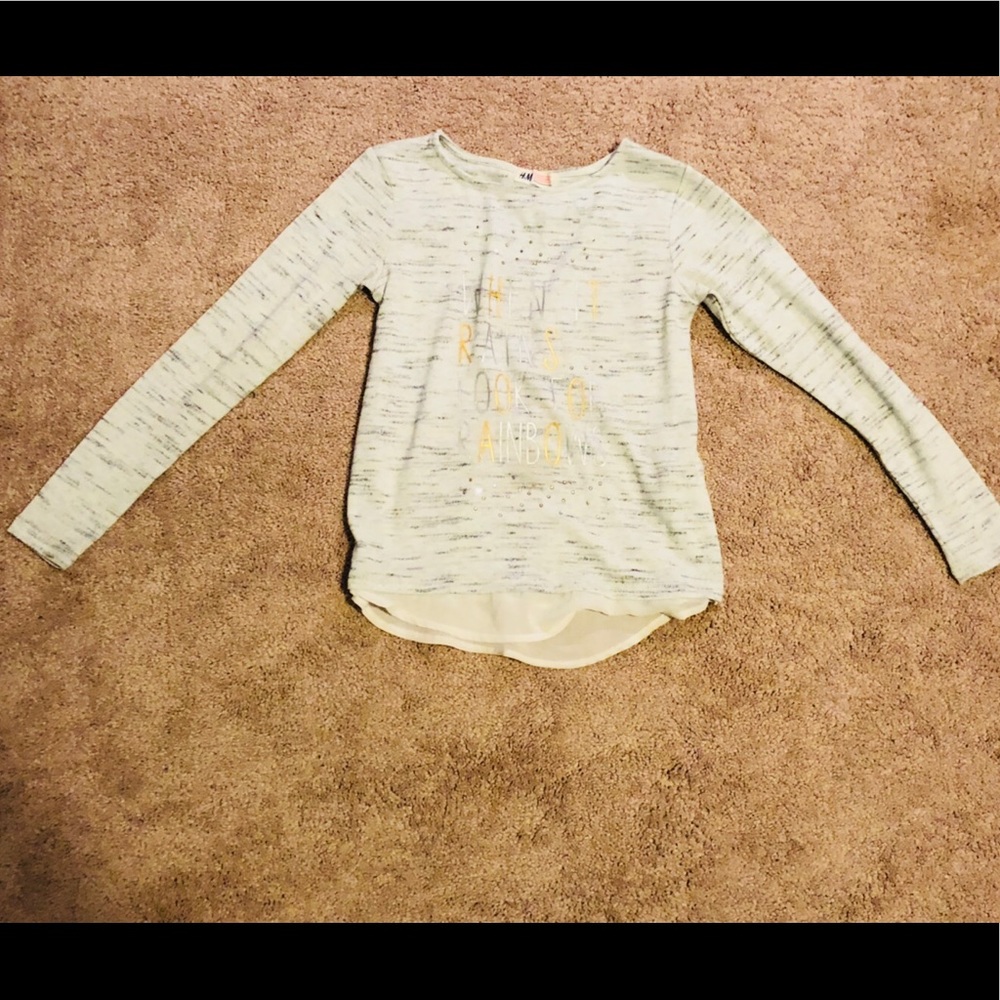 Girls long sleeve blouse , top